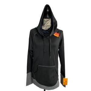 Champion Men's Size M Jacket Hoodie Pullover Duo Dry Turtleneck Thumb holes NEW